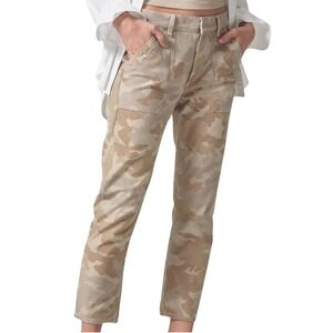 Citizens Of Humanity Size 24 Leah Cargo Taupe Camo Pants NEW